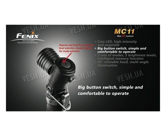 Фонарь Fenix MC11 Cree XP-E LED (R2), фото 9