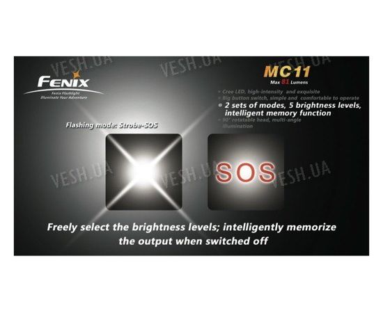 Фонарь Fenix MC11 Cree XP-E LED (R2), фото 7