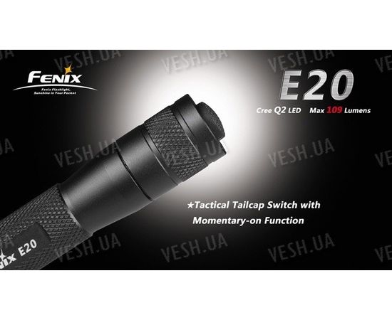 Фонарь Fenix E20 Cree 7090 XR-E LED, фото 3