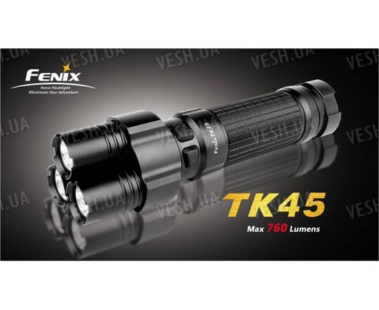 Фонарь Fenix TK45 (3xCree XP-G R5, 760 люмен, 8xAA), фото 9 Фонарь Fenix TK45 (3xCree XP-G R5, 760 люмен, 8xAA), фото 9