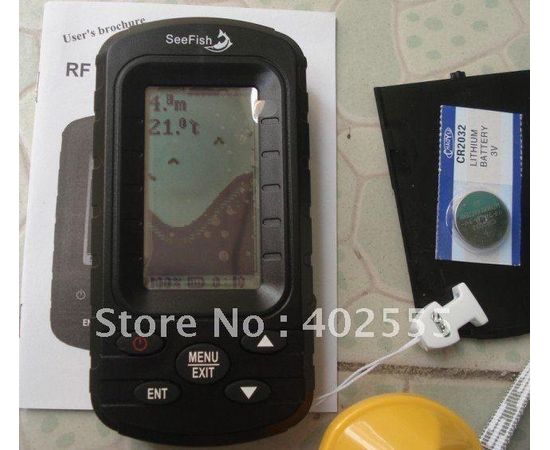 Портативный беспроводный сонар с экраном 3 дюймовый (эхолот, рыболокатор) для поиска рыбы (модель SeeFish VERIII) для рек и озер 40 метров, фото 6 Портативный беспроводный сонар с экраном 3 дюймовый (эхолот, рыболокатор) для поиска рыбы (модель SeeFish VERIII) для рек и озер 40 метров, фото 6