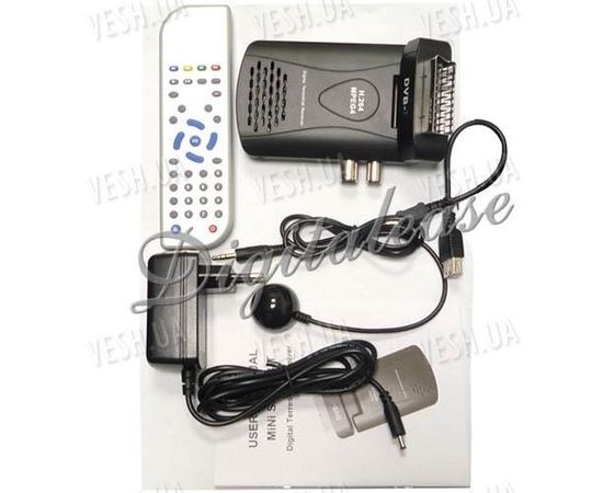 DVB-T SCART MPEG4 H.264 ТВ-тюнер с пультом ДУ, фото 5