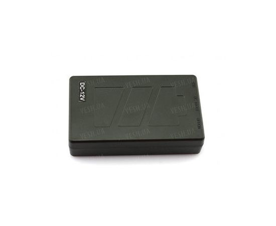 12V литий-полимерный перезаряжаемый аккумулятор 6800 mAh в чёрном пластиковом корпусе для питания охранных камер видеонаблюдения, фото 3 12V литий-полимерный перезаряжаемый аккумулятор 6800 mAh в чёрном пластиковом корпусе для питания охранных камер видеонаблюдения, фото 3