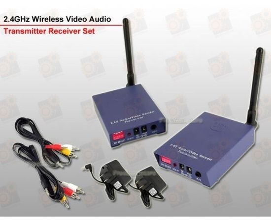 1.2 W Беспроводный передатчик (усилитель) приёмник видеосигнала со звуком на расстояние до 1000 метров, фото 2