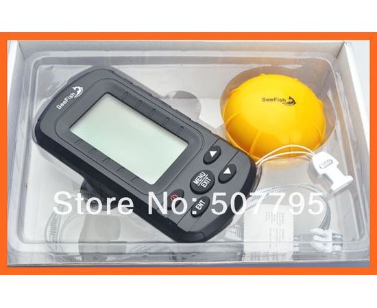 Портативный беспроводный сонар с экраном 3 дюймовый (эхолот, рыболокатор) для поиска рыбы (модель SeeFish VERIII) для рек и озер 40 метров, фото 4 Портативный беспроводный сонар с экраном 3 дюймовый (эхолот, рыболокатор) для поиска рыбы (модель SeeFish VERIII) для рек и озер 40 метров, фото 4