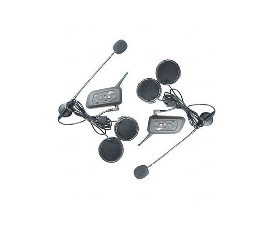 Комплект из 2-х профессиональных bluetooth гарнитур для мотоциклистов дальностью до 1000 метров и одновременной работой до 6 человек (модель BTI-1000 prof), фото 5