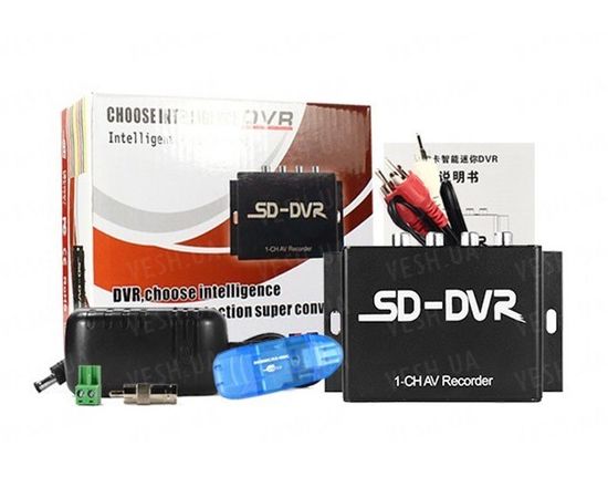 Портативный бюджетный одноканальный мини видеорегистратор DVR с разрешением 640х480 с звуком модель SD DVR и RS485, фото 10 Портативный бюджетный одноканальный мини видеорегистратор DVR с разрешением 640х480 с звуком модель SD DVR и RS485, фото 10