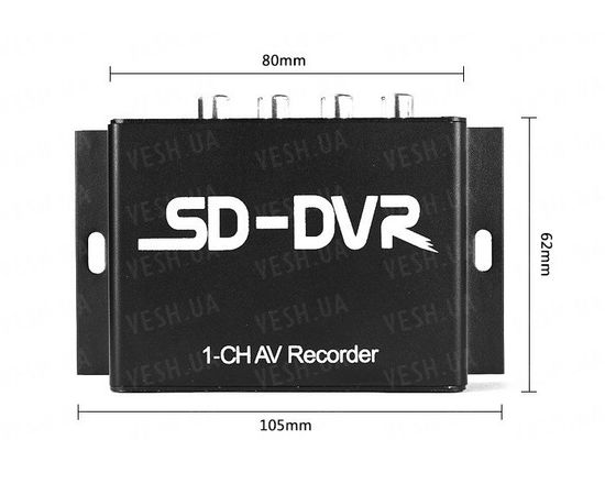 Портативный бюджетный одноканальный мини видеорегистратор DVR с разрешением 640х480 с звуком модель SD DVR и RS485, фото 4 Портативный бюджетный одноканальный мини видеорегистратор DVR с разрешением 640х480 с звуком модель SD DVR и RS485, фото 4