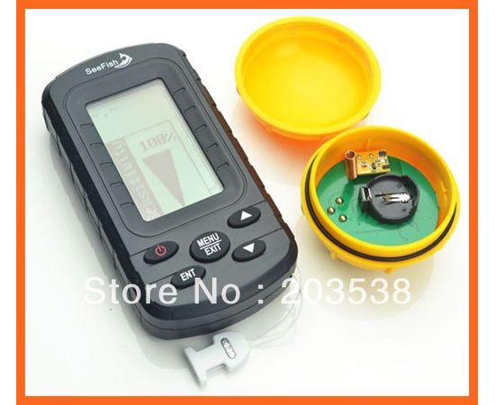 Портативный беспроводный сонар с экраном 3 дюймовый (эхолот, рыболокатор) для поиска рыбы (модель SeeFish VERIII) для рек и озер 40 метров, фото 2 Портативный беспроводный сонар с экраном 3 дюймовый (эхолот, рыболокатор) для поиска рыбы (модель SeeFish VERIII) для рек и озер 40 метров, фото 2