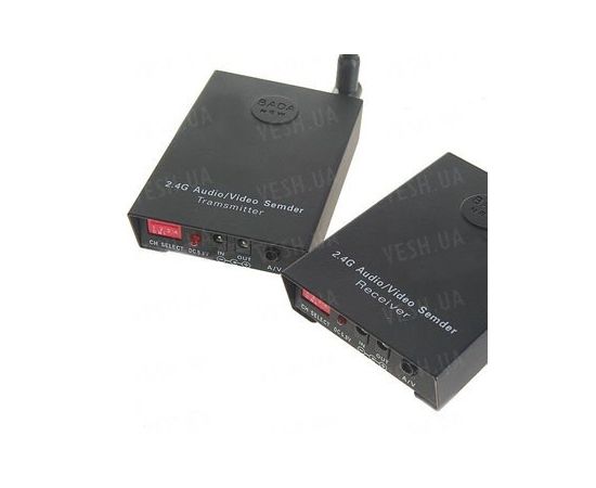 4-х канальный 500 mW комплект беспроводной передачи видео на частоте 2.4 Ghz на расстояние до 400 метров (модель BADA СХ-500 A), фото 5