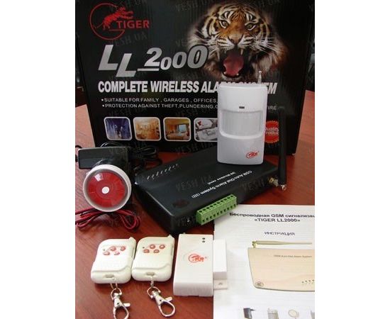GSM-сигнализация для дома, офиса, гаража, склада «TIGER LL2000», фото 2