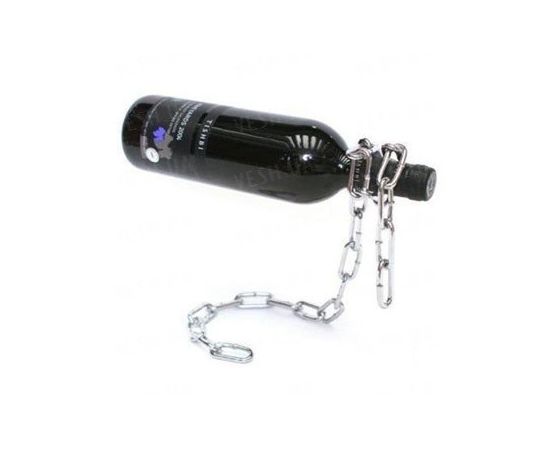 Держатель для бутылок Магическая цепь - прикольный гаджет для создания иллюзии подвешенной в воздухе бутылки, фото 2