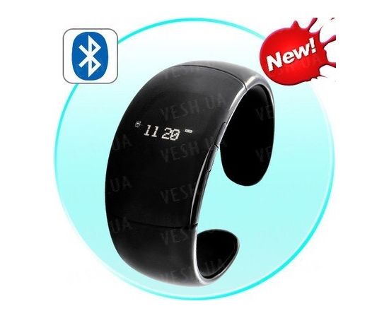 Стильный дамский bluetooth браслет - часы с определителем номера звонящего, виброзвонком и функцией &quot;антиутеря телефона&quot;, фото 2