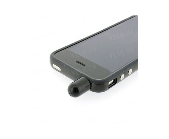 Чёрный внешний высокочувствительный мини микрофон для iPod Nano 4G, iPod Classic 120GB, iPhone 2, iPhone 3G, iPod Touch 2G и других устройств со стандартным 1/8&quot;разьёмом, фото 2