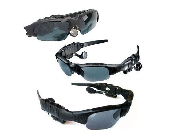 Cолнцезащитные шпионские MP3 радио очки со встроенным MP3 плеером, FM радио с памятью 2Gb (мод. SPR-2Gb), фото 3