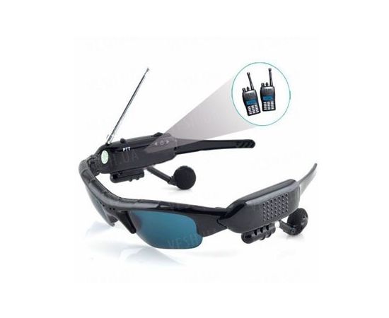 2 х солнцезащитные очки со встроенной рацией с радиусом действия до 500 метров и возможностью одновременной работы до 8 человек (мод. SWT-500), фото 3