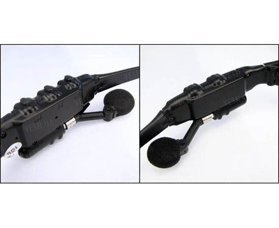 Cолнцезащитные шпионские MP3 радио очки со встроенным MP3 плеером, FM радио с памятью 2Gb (мод. SPR-2Gb), фото 2