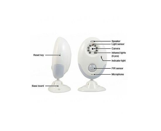 GSM MMS камера для внутреннего использования с детектором движения и поддержкой до 15 беспроводных охранных датчиков (модель  VIZOR), фото 5