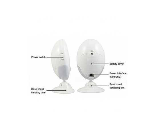 GSM MMS камера для внутреннего использования с детектором движения и поддержкой до 15 беспроводных охранных датчиков (модель  VIZOR), фото 3