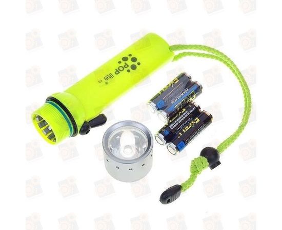 Светодиодный подводный фонарь F2-Q5, 200-люмен 60м, фото 3 Светодиодный подводный фонарь F2-Q5, 200-люмен 60м, фото 3