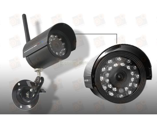 Отдельная беспроводная CCD уличная Wi Fi радио видеокамера ночного виденья 2.4 Ghz и 420 TVL, фото 2