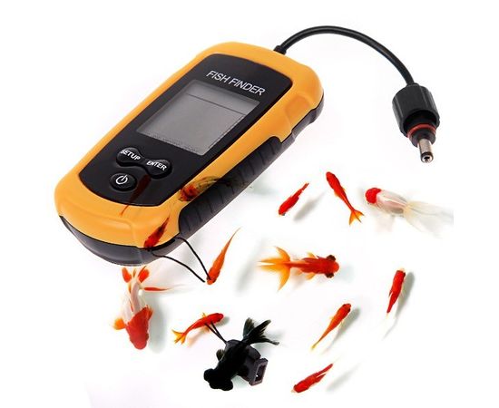 Портативный проводной сонар (эхолот, рыболокатор) для поиска рыбы (модель ММ-100М) кабель 9,5 метров, фото 6