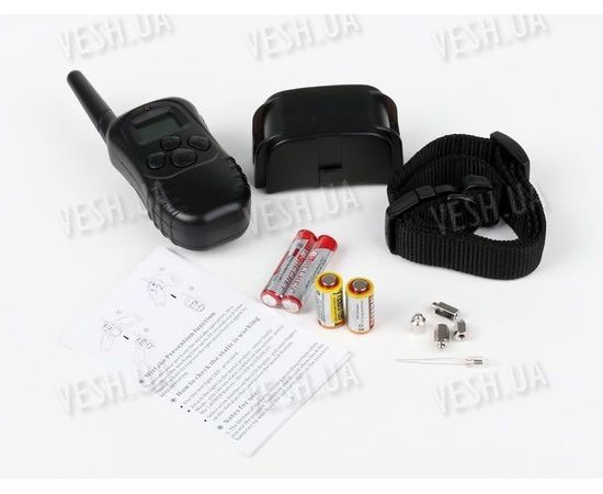 Собачий ошейник - электрошокер с дистанционным управлением с LCD дисплеем для контроля, тренировки и дрессировки собак на расстоянии до 300 метров, фото 4