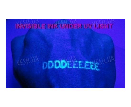Ультрафиолетовые невидимые чернила 28мл UV-чернила штемпельные (светятся в ультрафиолете синий цветом), фото 3