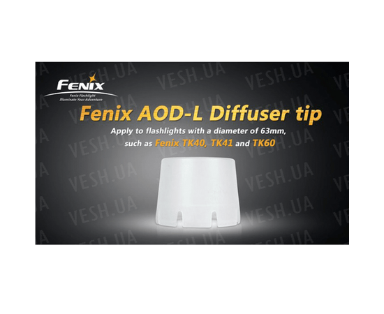 Диффузионный фильтр белый для Fenix  TK40, TK41, TK50, TK60 : -Аксессуары Fenix, фото 4