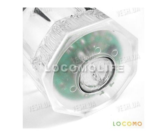 Светодиодный стеклянный стакан с автоматически переливающейся 4-х цветной LED подсветкой, фото 2