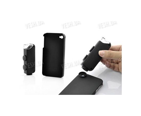 100 х электронный цифровой микроскоп с чехлом для крепления - специально для Iphone 4 4S (модель DMC4S), фото 3