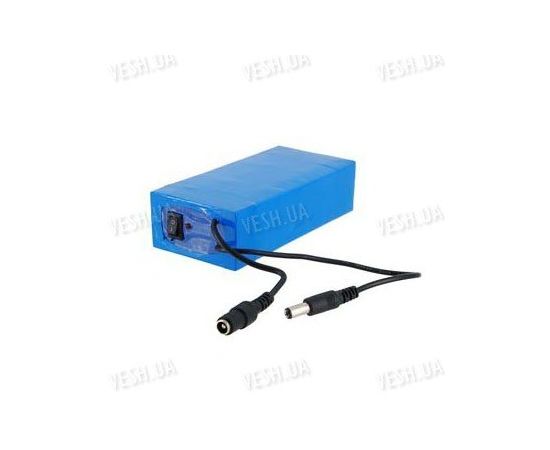 Мощный 12V литий-полимерный перезаряжаемый аккумулятор 9800 mAh для автономного питания CCTV камер видеонаблюдения, фото 3