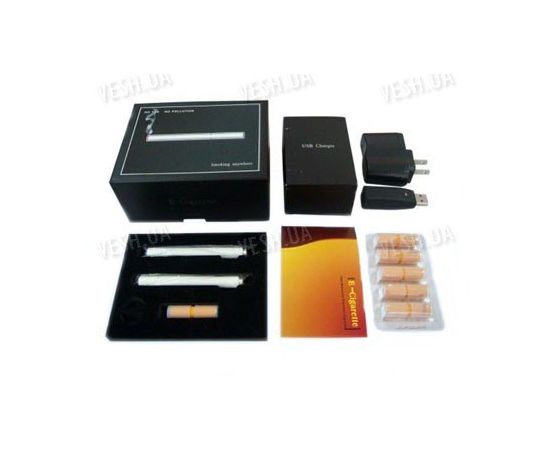 Электронная многоразовая сигарета с аксессуарами и встроенным перезаряжаемым Li-pol аккумулятором, помогающая бросить курить, фото 2