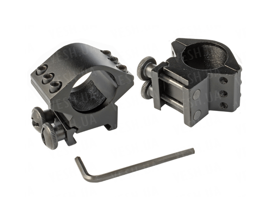 Крепление на оружие для фонаря 25 Ring Double (планка Вивера 19 мм) : -Аксессуары к фонарям, фото 2