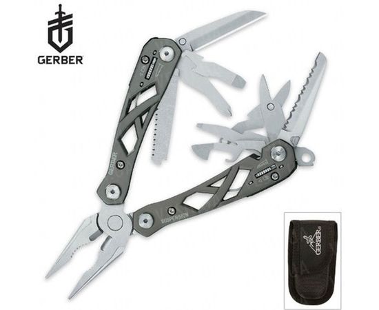 Набор для выживания Gerber Bear Grylls мультитул SUSPENSION + нож COHORT 31-002488 : -GERBER - BEAR GRYLLS, фото 9