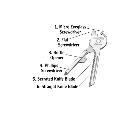 Swiss+Tech Utili-Key 6-in-1 : -Swiss+Tech, фото 4 Swiss+Tech Utili-Key 6-in-1 : -Swiss+Tech, фото 4