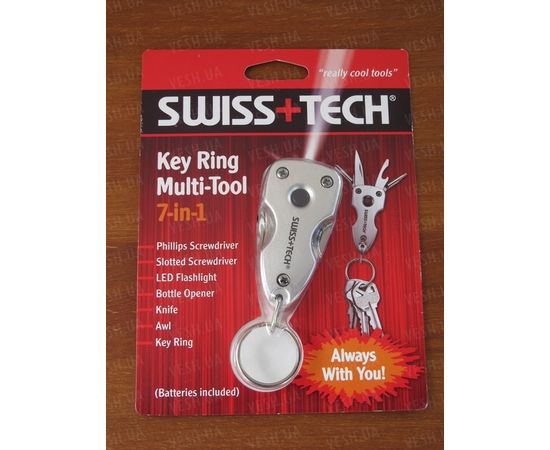 Swiss+Tech Key Ring multi-tool 7-in-1 : -Swiss+Tech, фото 2