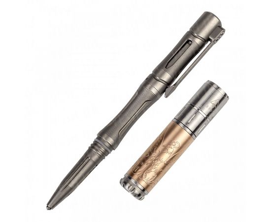 Набор Fenix: тактическая ручка T5Ti и фонарь F15 : -Наборы фонарей Fenix, фото 4