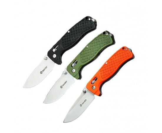 Нож Ganzo G724M (черный, зеленый, оранжевый) : -Ножи Ganzo, фото 4