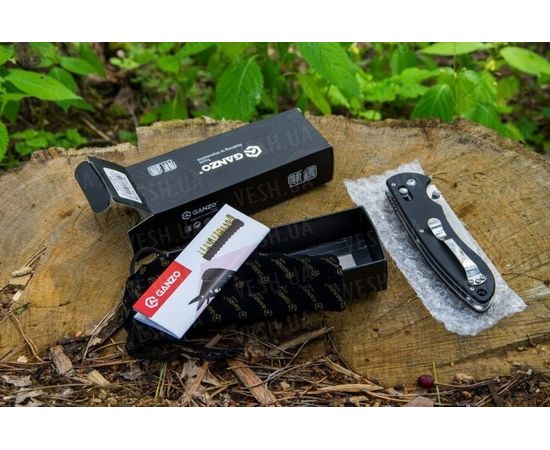 Нож Ganzo G740 (черный, оранжевый, зеленый) : -Ножи Ganzo, фото 16