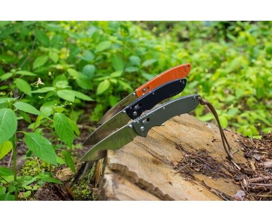 Нож Ganzo G740 (черный, оранжевый, зеленый) : -Ножи Ganzo, фото 18