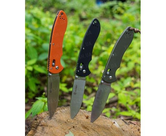 Нож Ganzo G740 (черный, оранжевый, зеленый) : -Ножи Ganzo, фото 20