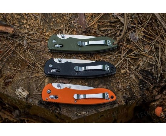 Нож Ganzo G740 (черный, оранжевый, зеленый) : -Ножи Ganzo, фото 22