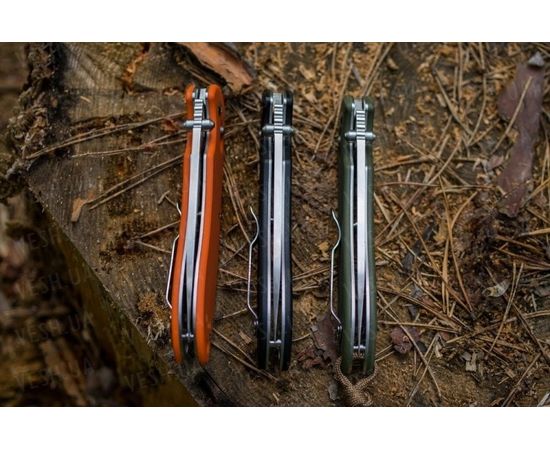 Нож Ganzo G740 (черный, оранжевый, зеленый) : -Ножи Ganzo, фото 23