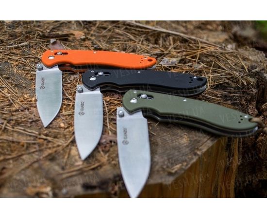 Нож Ganzo G740 (черный, оранжевый, зеленый) : -Ножи Ganzo, фото 25