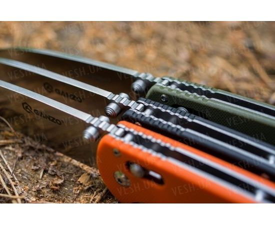 Нож Ganzo G740 (черный, оранжевый, зеленый) : -Ножи Ganzo, фото 33