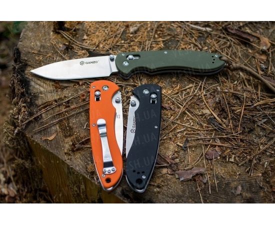 Нож Ganzo G740 (черный, оранжевый, зеленый) : -Ножи Ganzo, фото 32