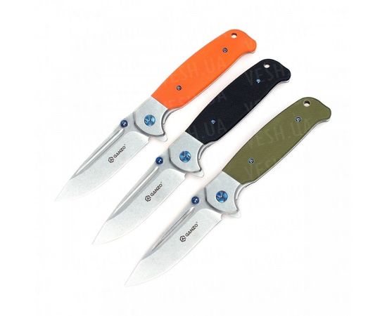 Нож Ganzo G7522 (черный, зеленый, оранжевый) : -Ножи Ganzo, фото 21