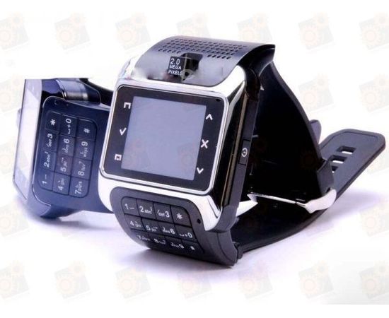 Стильные  GSM часы - мобильный телефон с 1.33 дюйма Touch screen экраном (модель EG100), фото 1