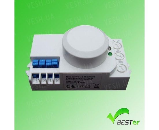 Микроволновый сенсор движения для включения выключения света 220V/AC-240V/AC, фото 1